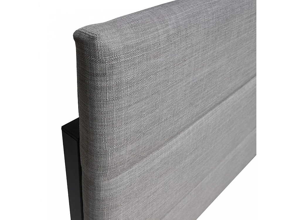 Lit PALERMO 140x200 +1 sommier+2 tiroirs+1 tiroir lit 90x190 / Gris clair