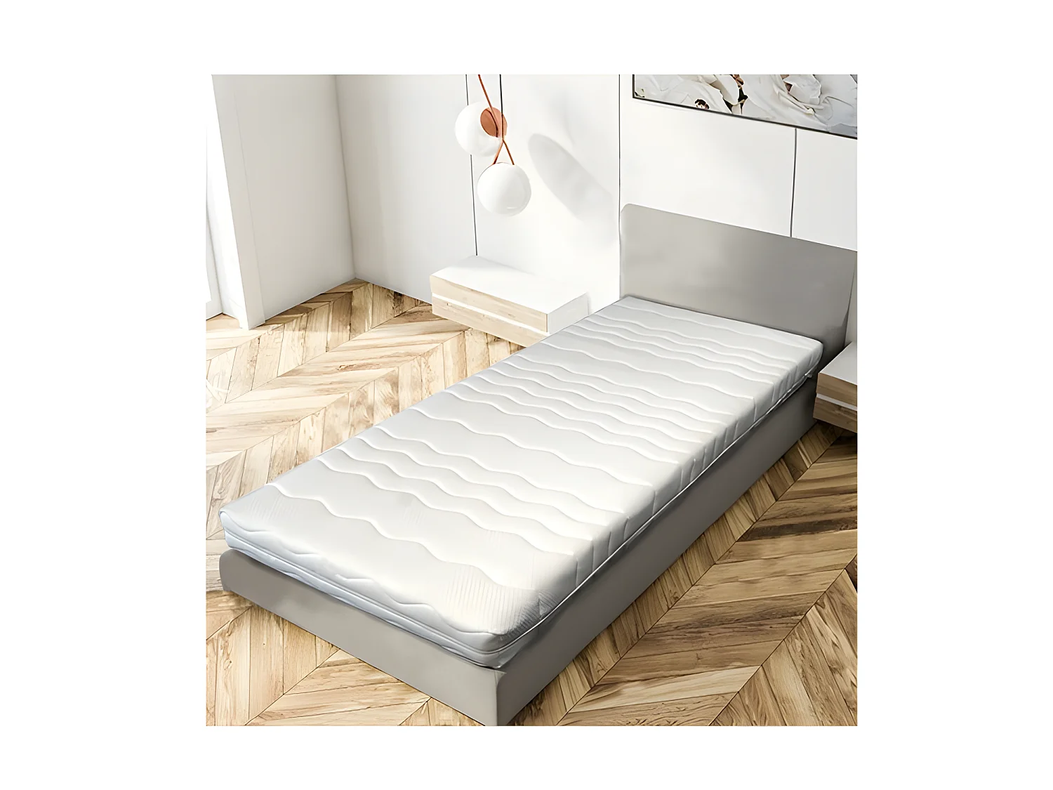 Matelas BEDPUR 90x200 mémoire de forme