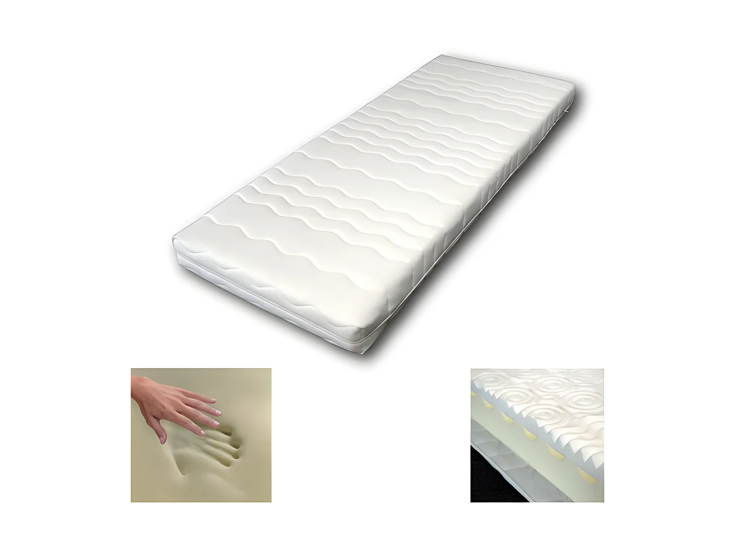 Matelas BEDPUR 90x200 mémoire de forme