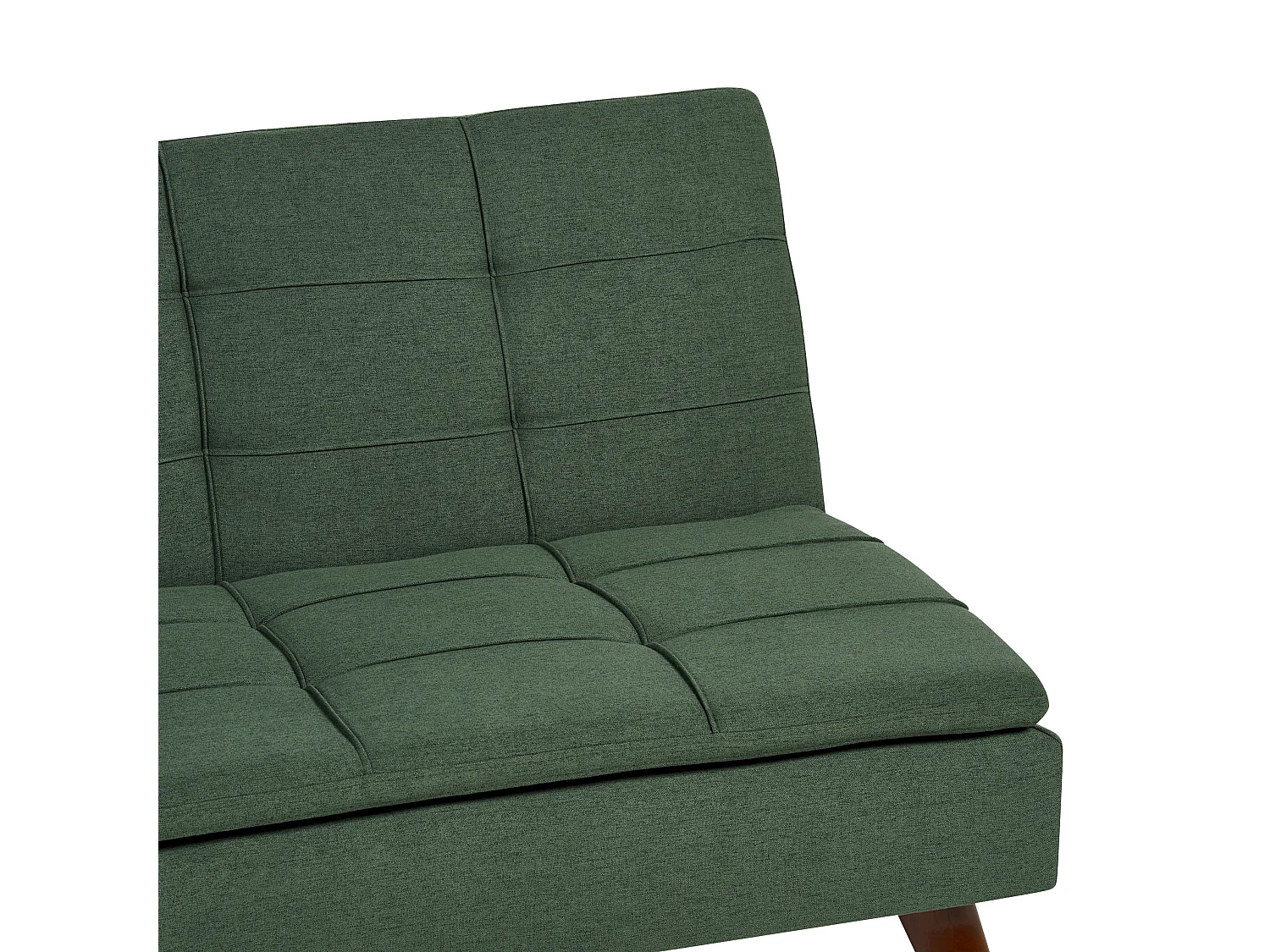 Schlafsofa RONNE Stoff Dunkelgrün 3-Sitzer