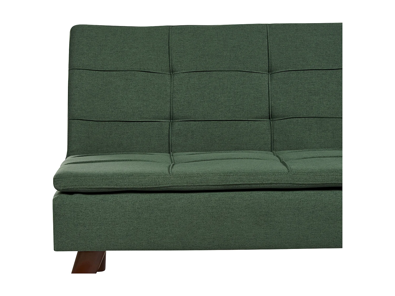 Schlafsofa RONNE Stoff Dunkelgrün 3-Sitzer