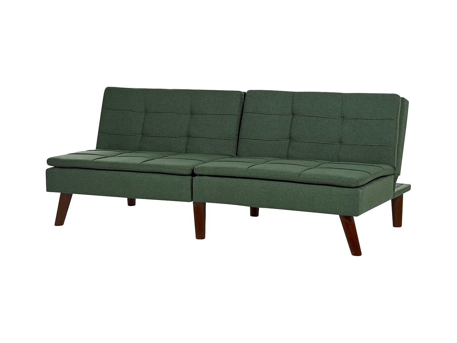 Slaapbank RONNE Stof Donkergroen 3-zitter