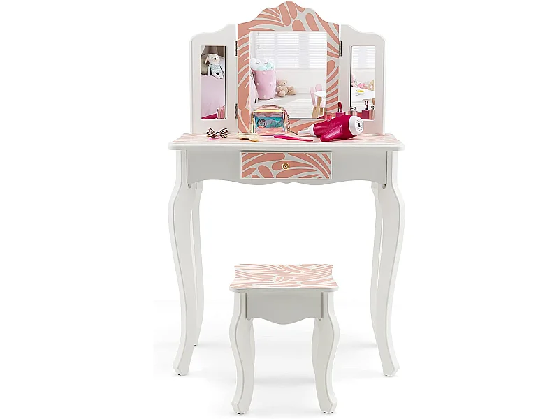 Kinder Schminktisch Zebra