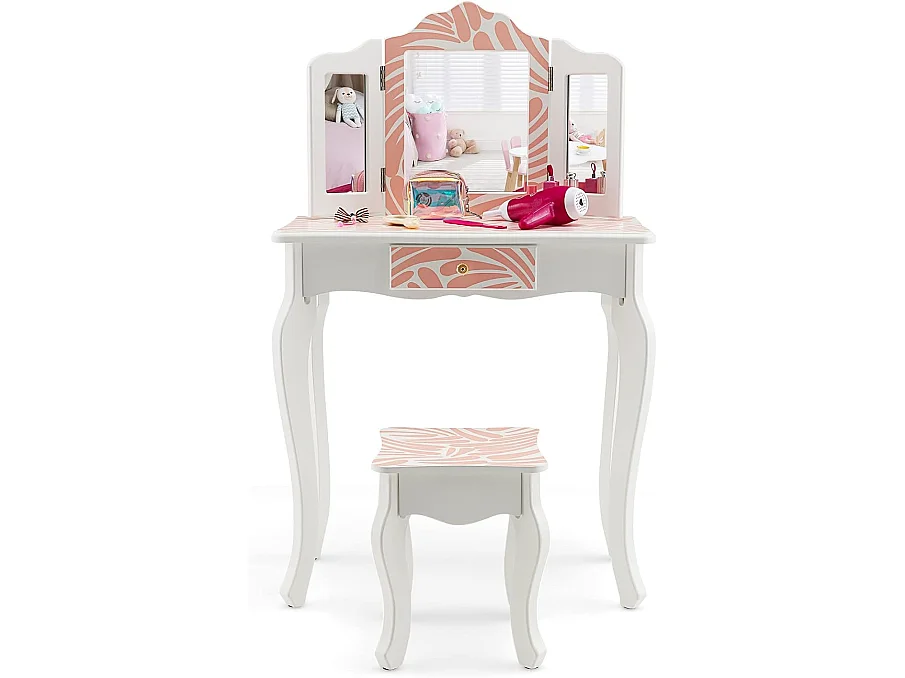 Kinder Schminktisch Zebra