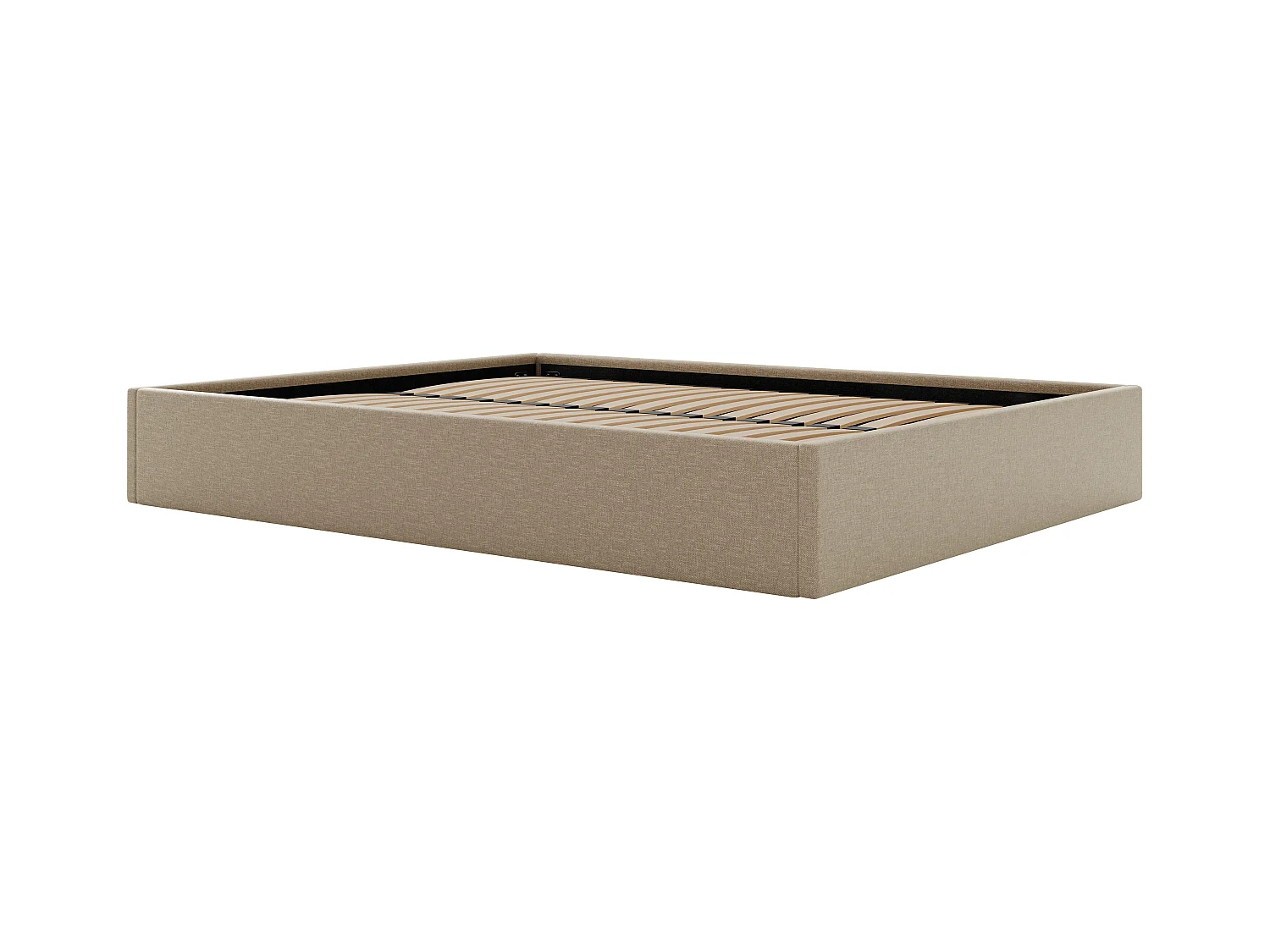 Rete a doghe con contenitore 140 x 190 cm in Tessuto Tortora - PONTOS di YSMÉE