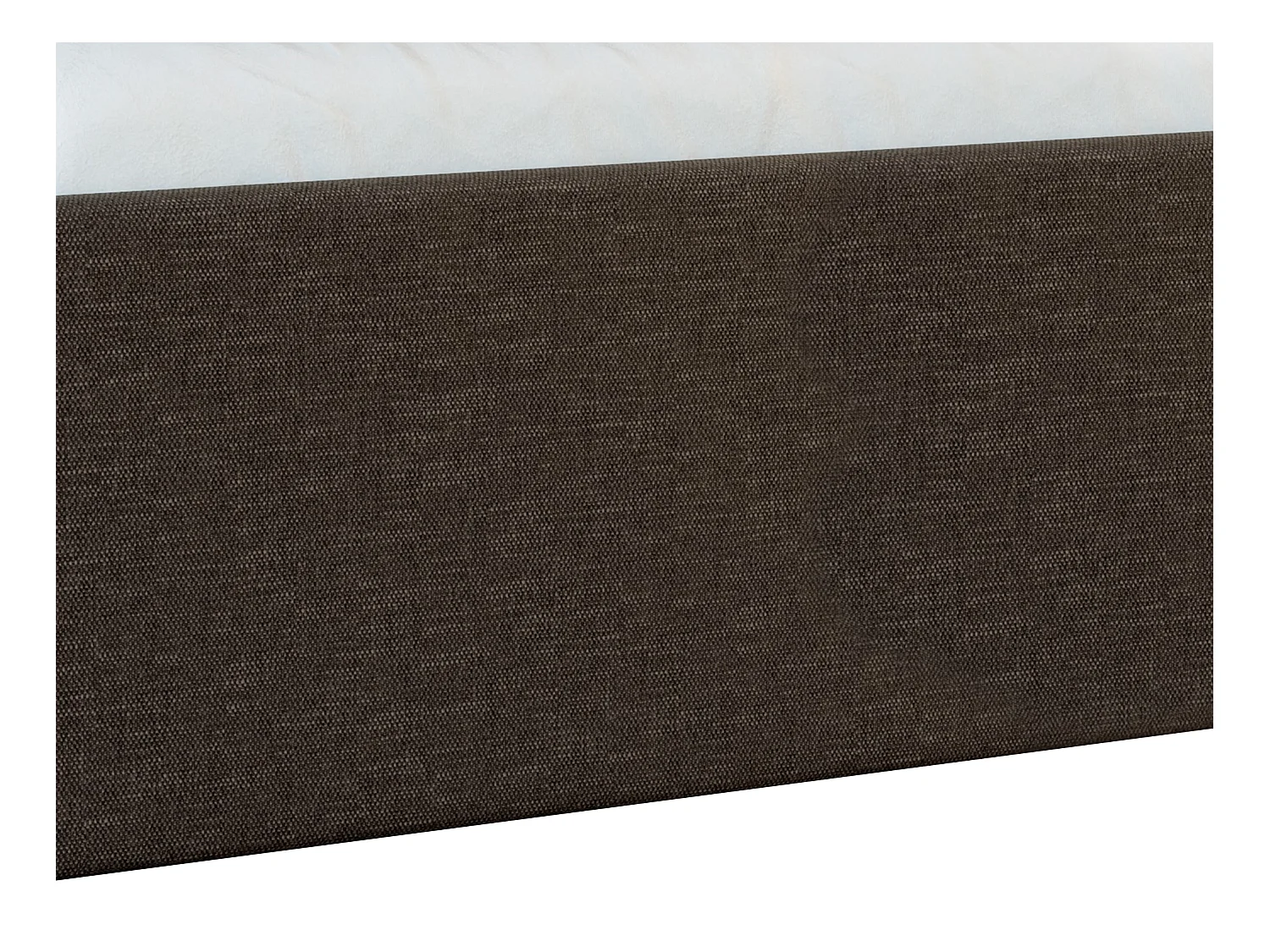 Sommier coffre 180 x 200 cm en tissu - Gris anthracite - PONTOS de YSMÉE