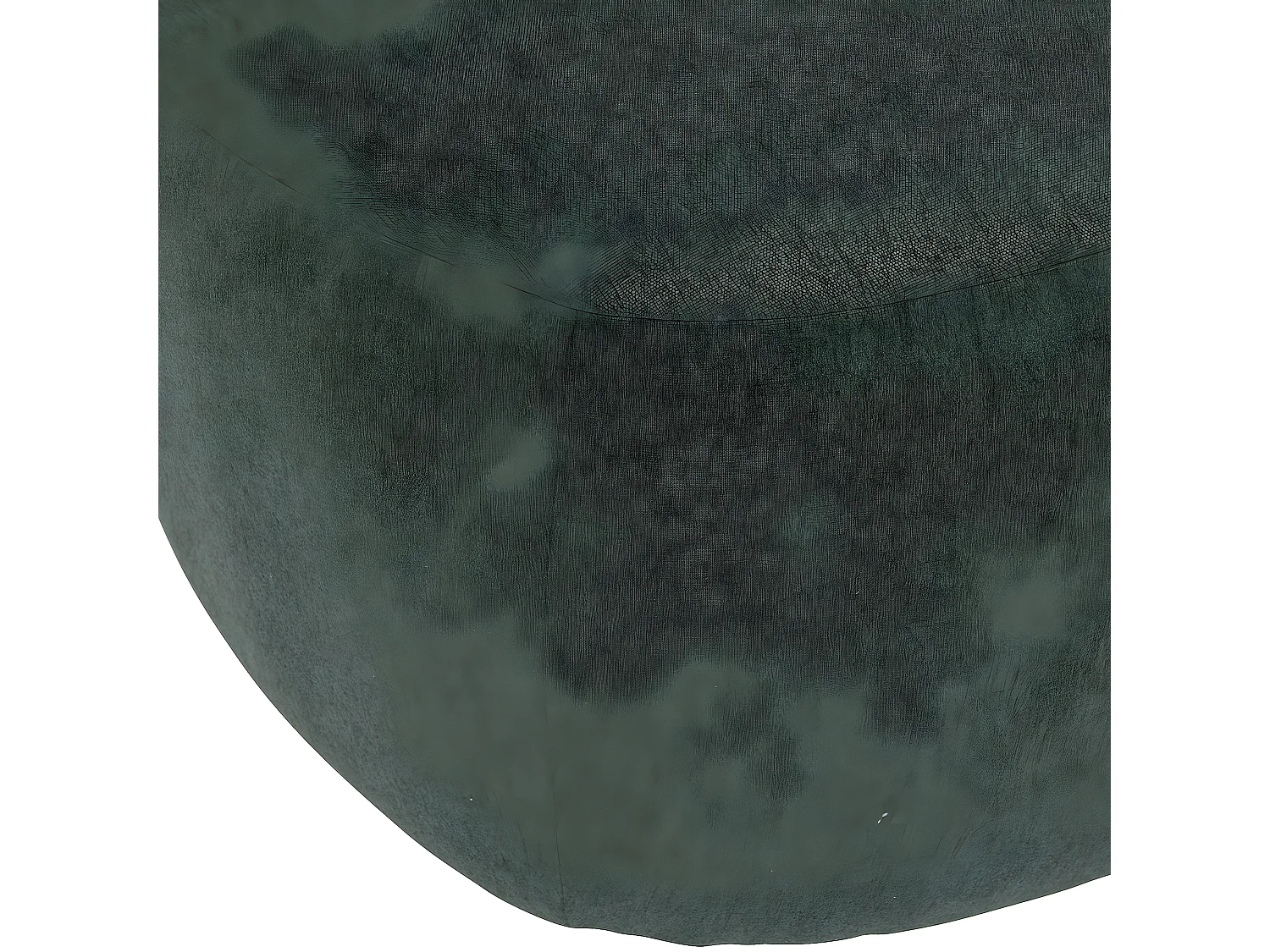 Chauffeuse, canapé avec 1 place en tissu coloris vert cèdre et bois