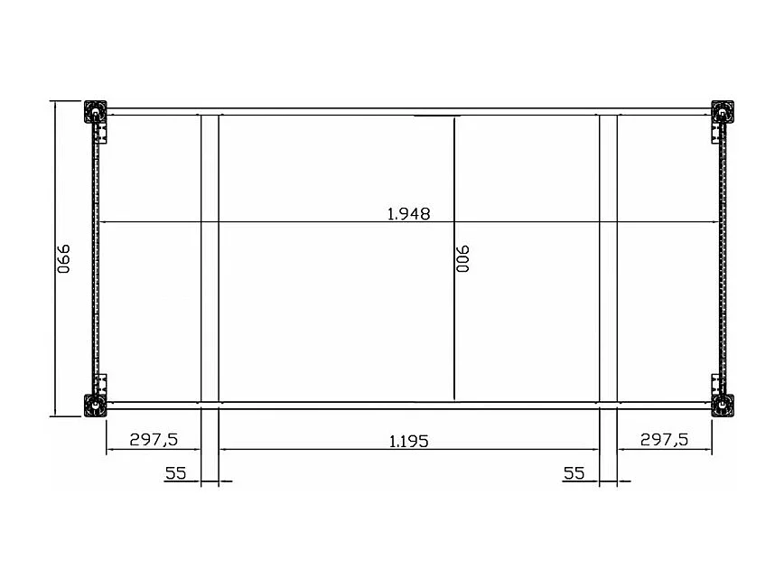 Lit 1 Place Pour Couchage 90 x 190 Pin Miel Style Anglais L 99 H 100 P 198 cm