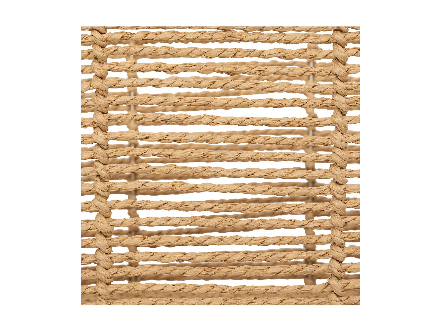 Lot de 2 Caisses de rangement Beige L 35 et L 30 cm