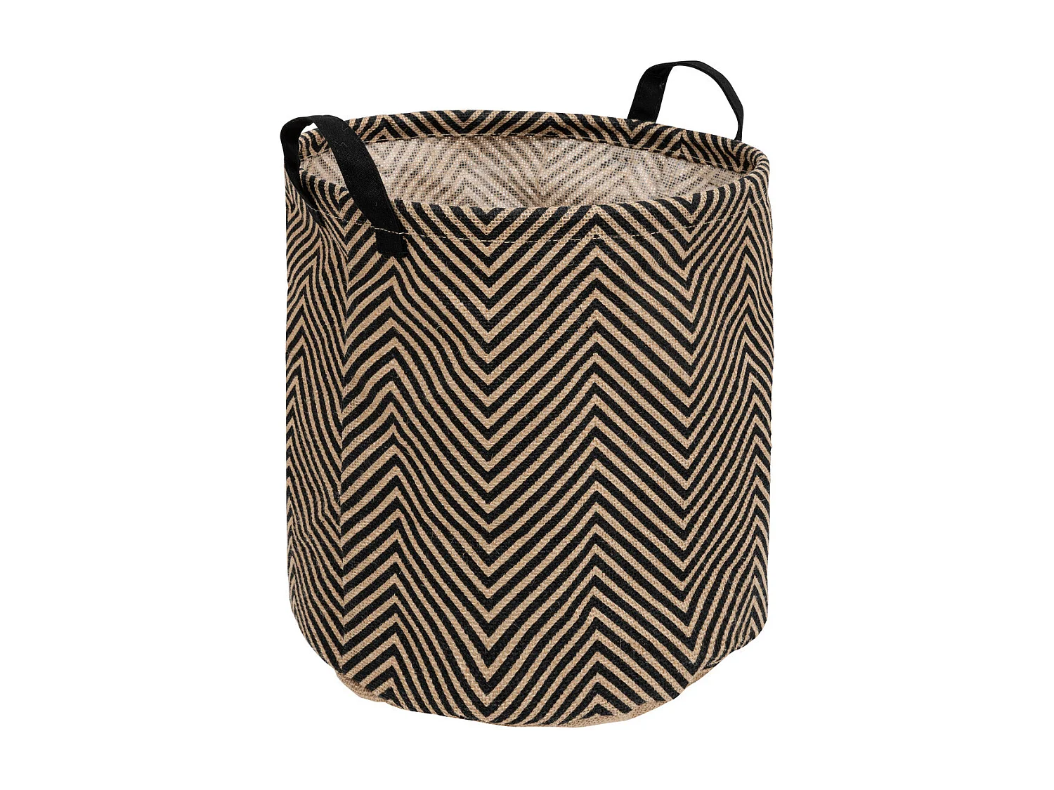 Aufbewahrungskorb mit Streifen 32 x 32 cm