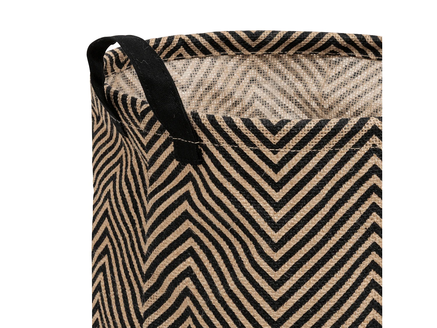 Aufbewahrungskorb mit Streifen 32 x 32 cm