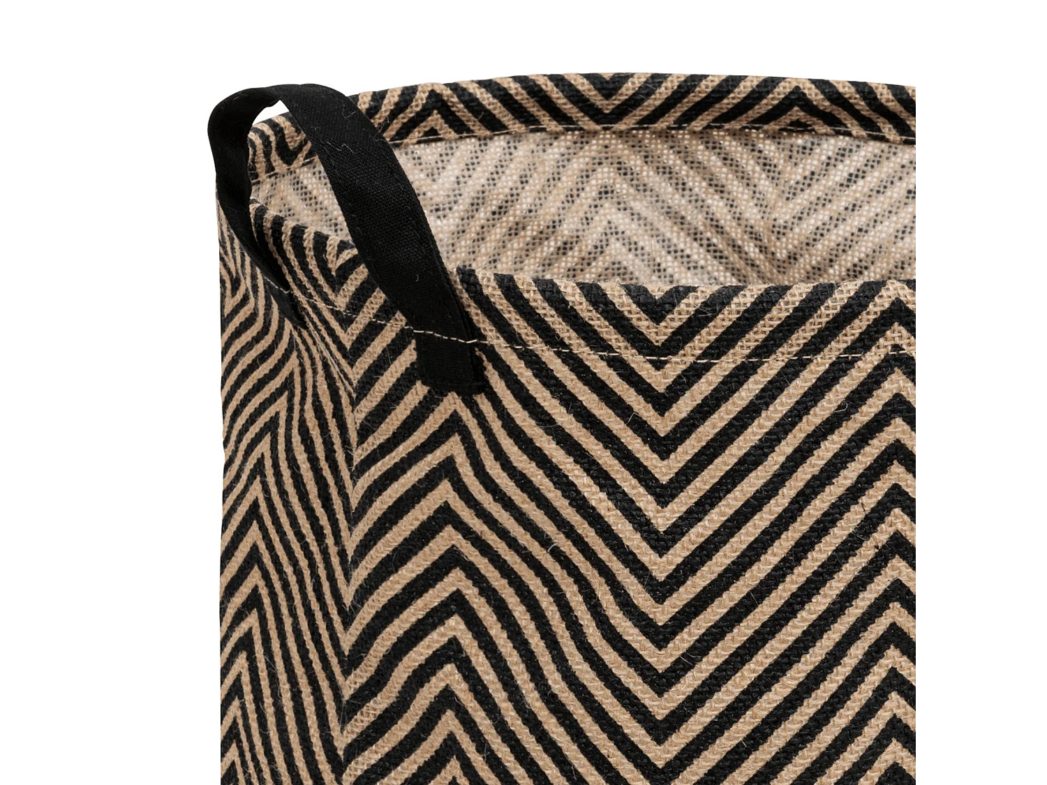 Aufbewahrungskorb mit Streifen 32 x 32 cm