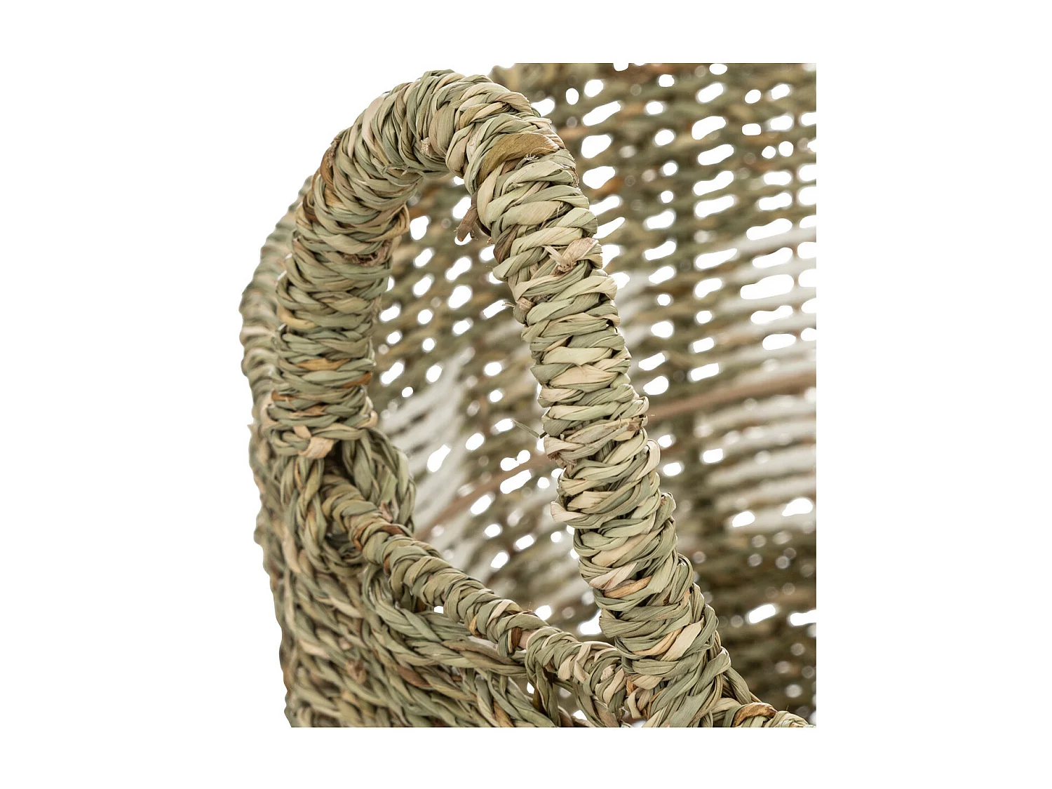 Lot de 2 Grands Paniers de rangement Bicolore D 50 et D 40 cm