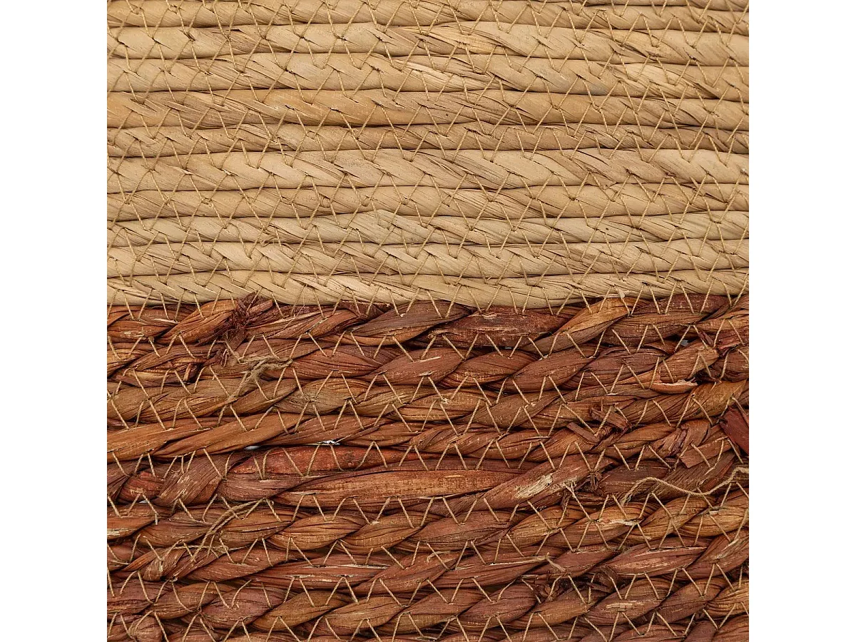 Lot de 2 Paniers de rangement Bicolore D 38 et D 30 cm