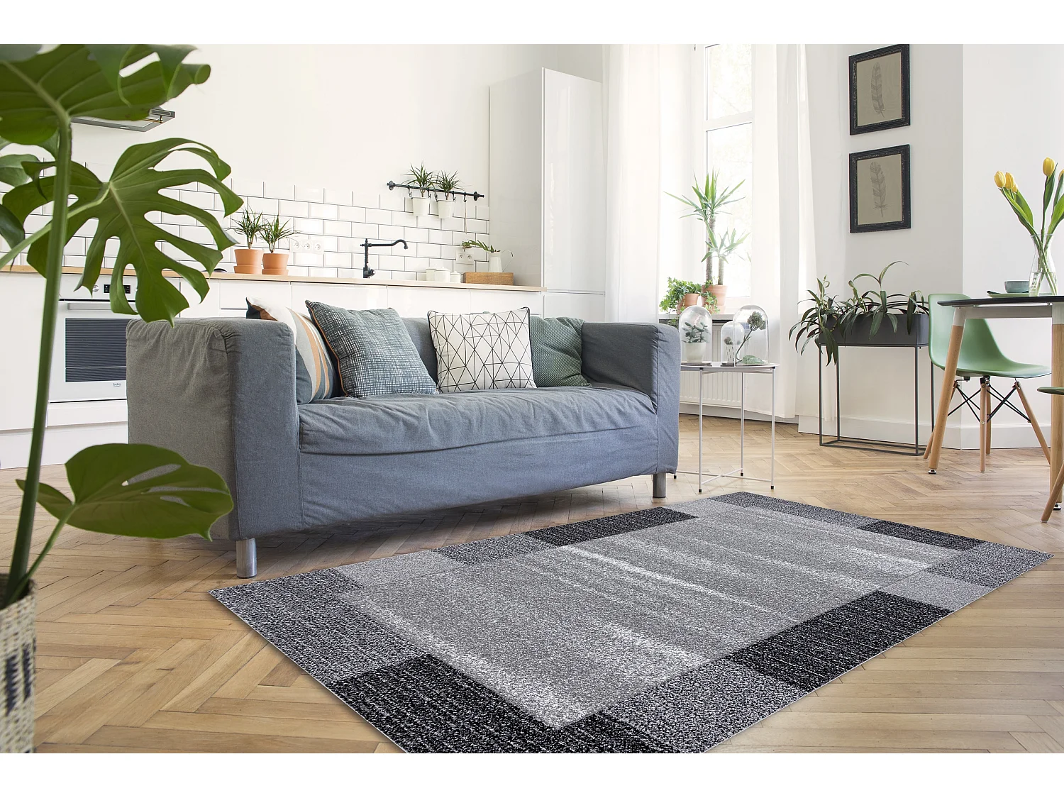 Tapijt SILVER ETNA grijskleuring  200x300 cm