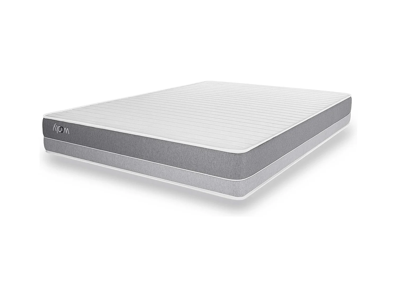 Matelas Wooly Original XL 160x200 cm -Tres Epais 30 cm - 12 Couches Confort Optimum - Mousse mémoire Carbone - Laine - Latex-HR - 7 Zones - Ferme