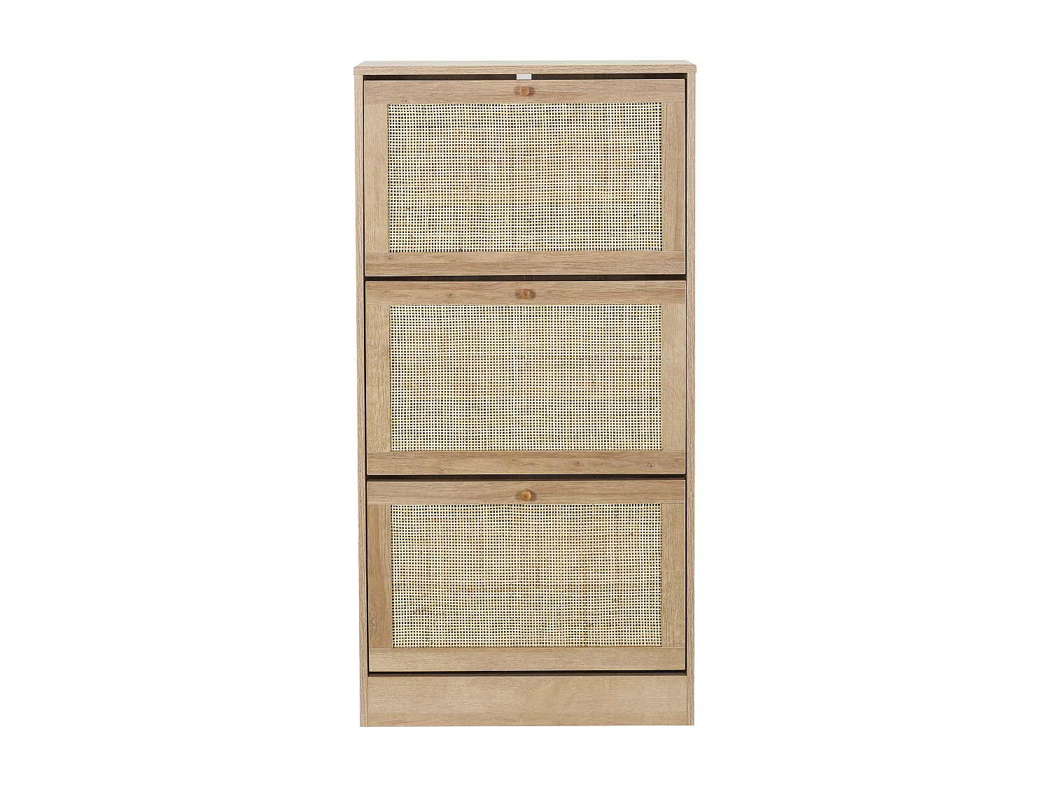 Meuble A Chaussure 3 Portes Bali Marron