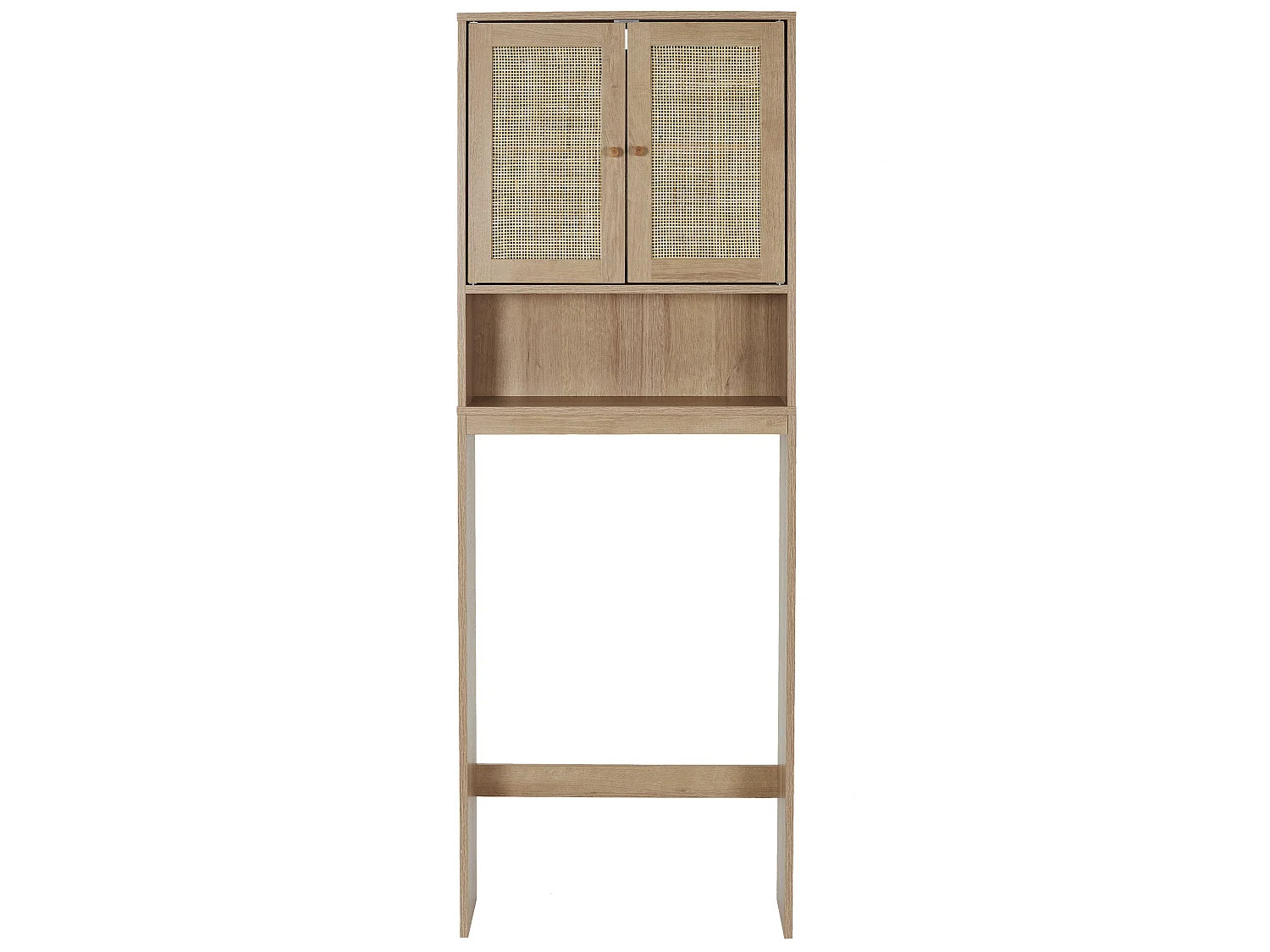 Meuble de Salle de Bain - HOME DECO FACTORY - BALI - Rangement - Rustique Chic - Marron
