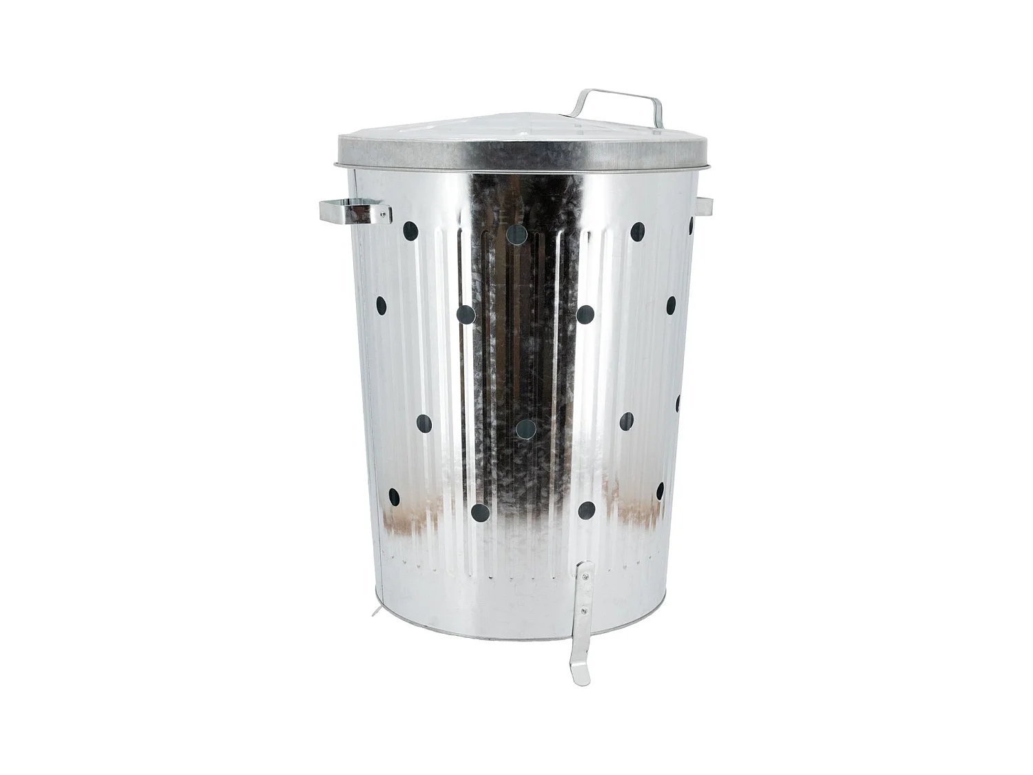Composteur de jardin en métal galvanisé 70 L