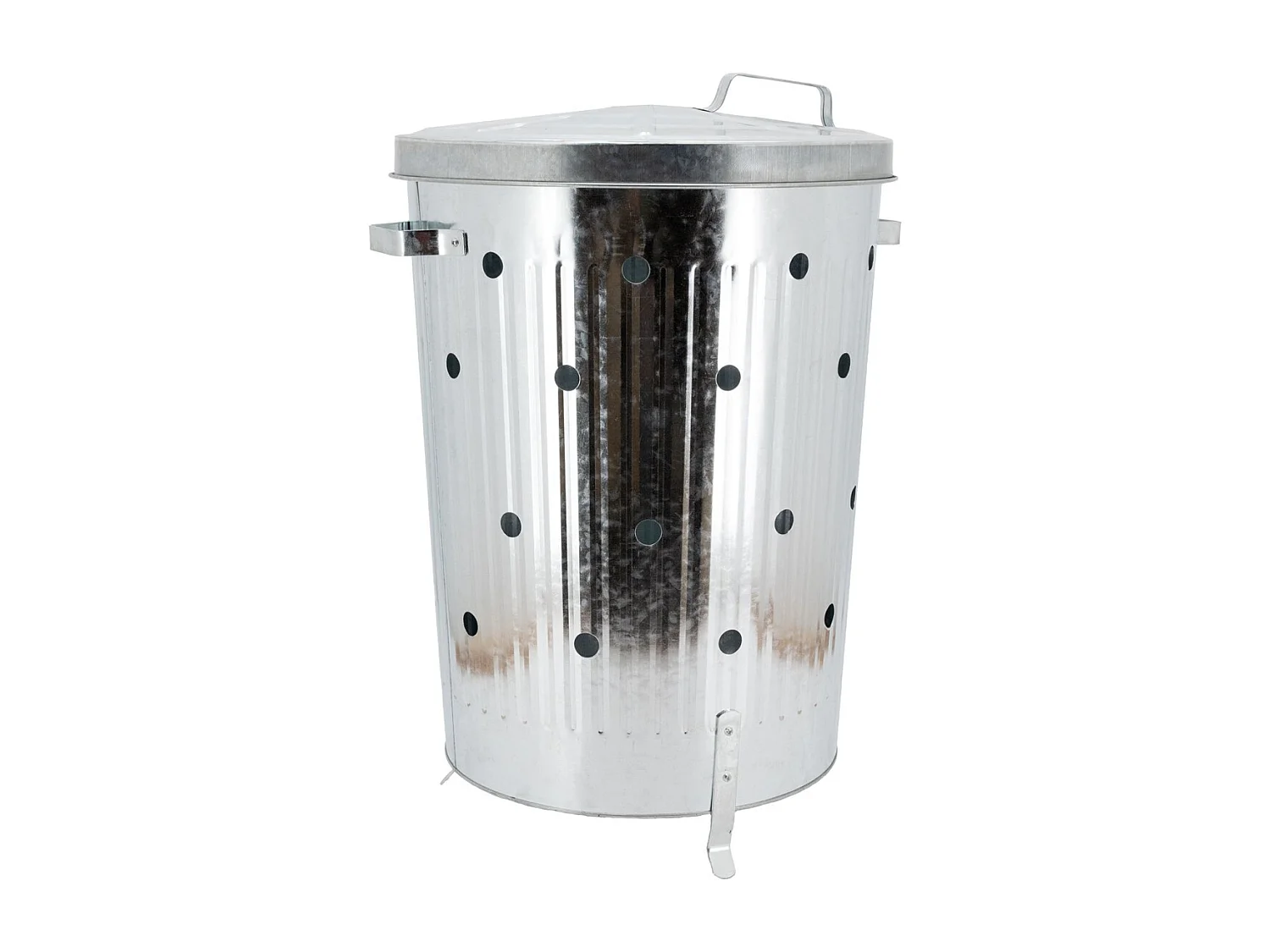 Composteur de jardin en métal galvanisé 70 L