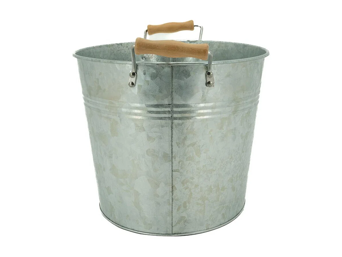 Bassine en acier galvanisé vintage