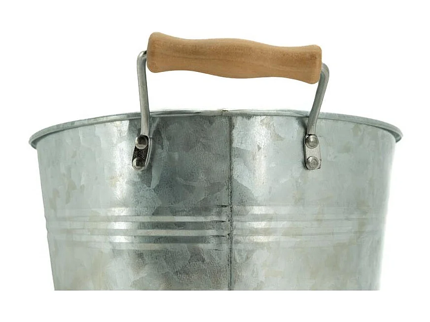 Bassine en acier galvanisé vintage