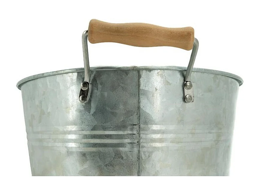 Bassine en acier galvanisé vintage