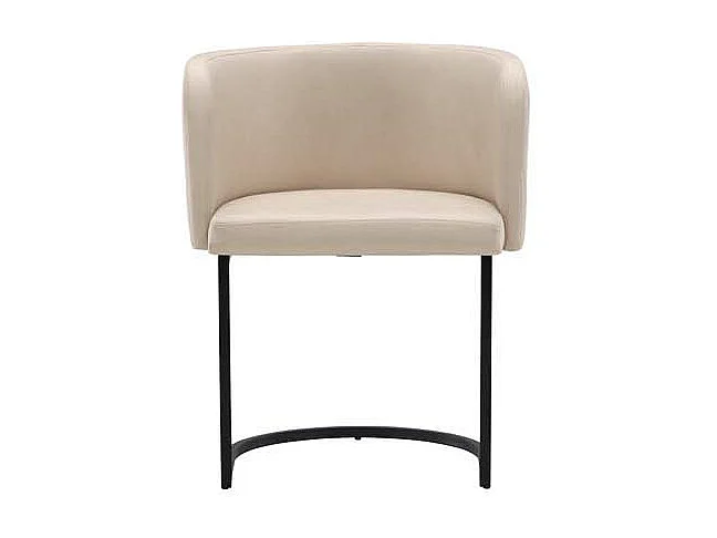 Simrishamn eetkamerstoel met armleuningen beige.