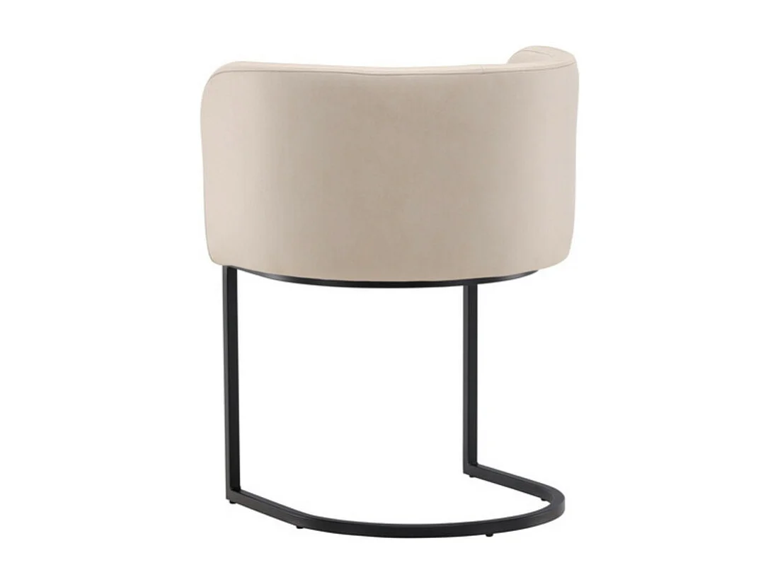 Simrishamn eetkamerstoel met armleuningen beige.