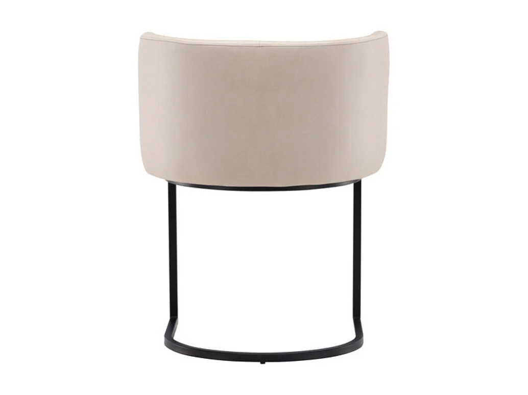 Simrishamn chaise de salle à manger avec accoudoirs beige