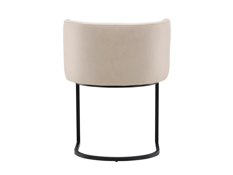 Simrishamn eetkamerstoel met armleuningen beige.
