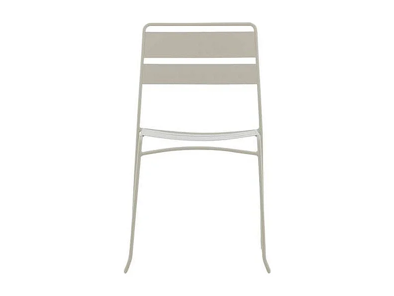 Lina tuinstoel stapelbaar beige.