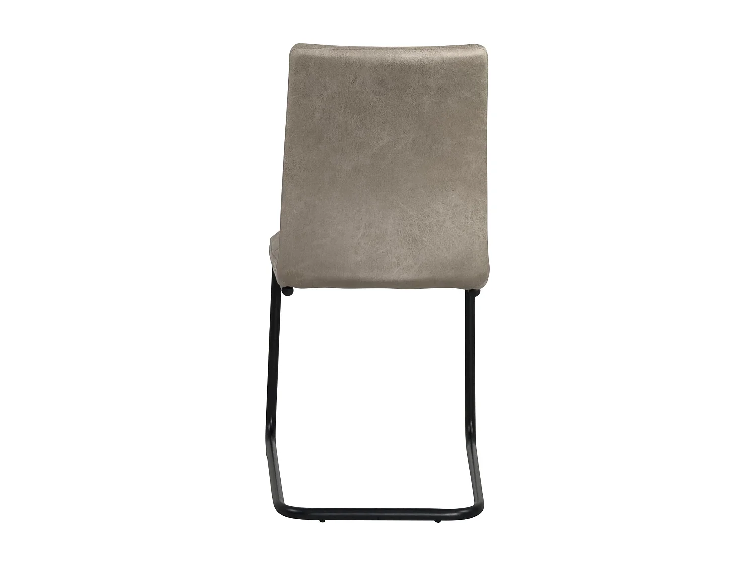 Juego de 2 sillas vintage retro para comedor o sala de estar, asiento acolchado, patas de metal SIAM (beige)