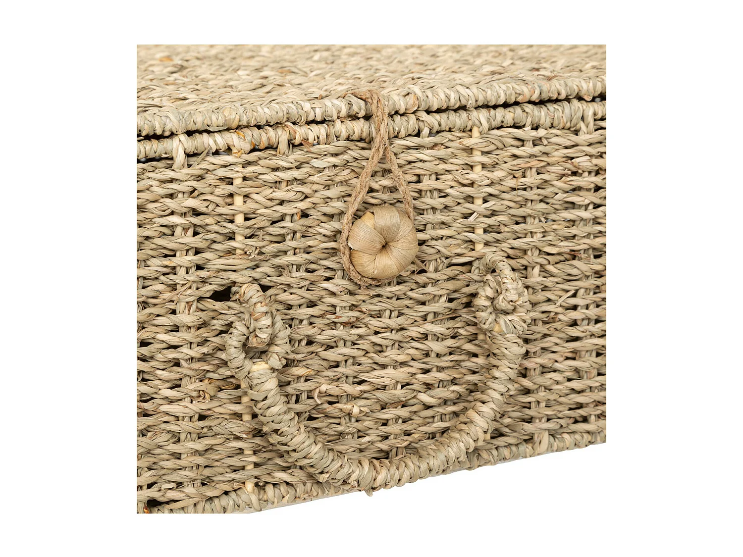 Lot de 2 Grands Paniers de rangement avec couvercle L 80 et L 60 cm