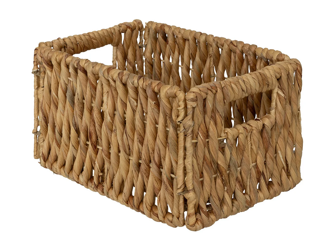 Panier de rangement Beige en roseau L 29 cm