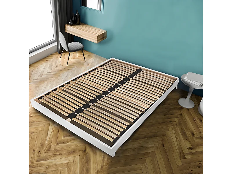 Sommier sur pied SOMKIT 160x200 / Blanc