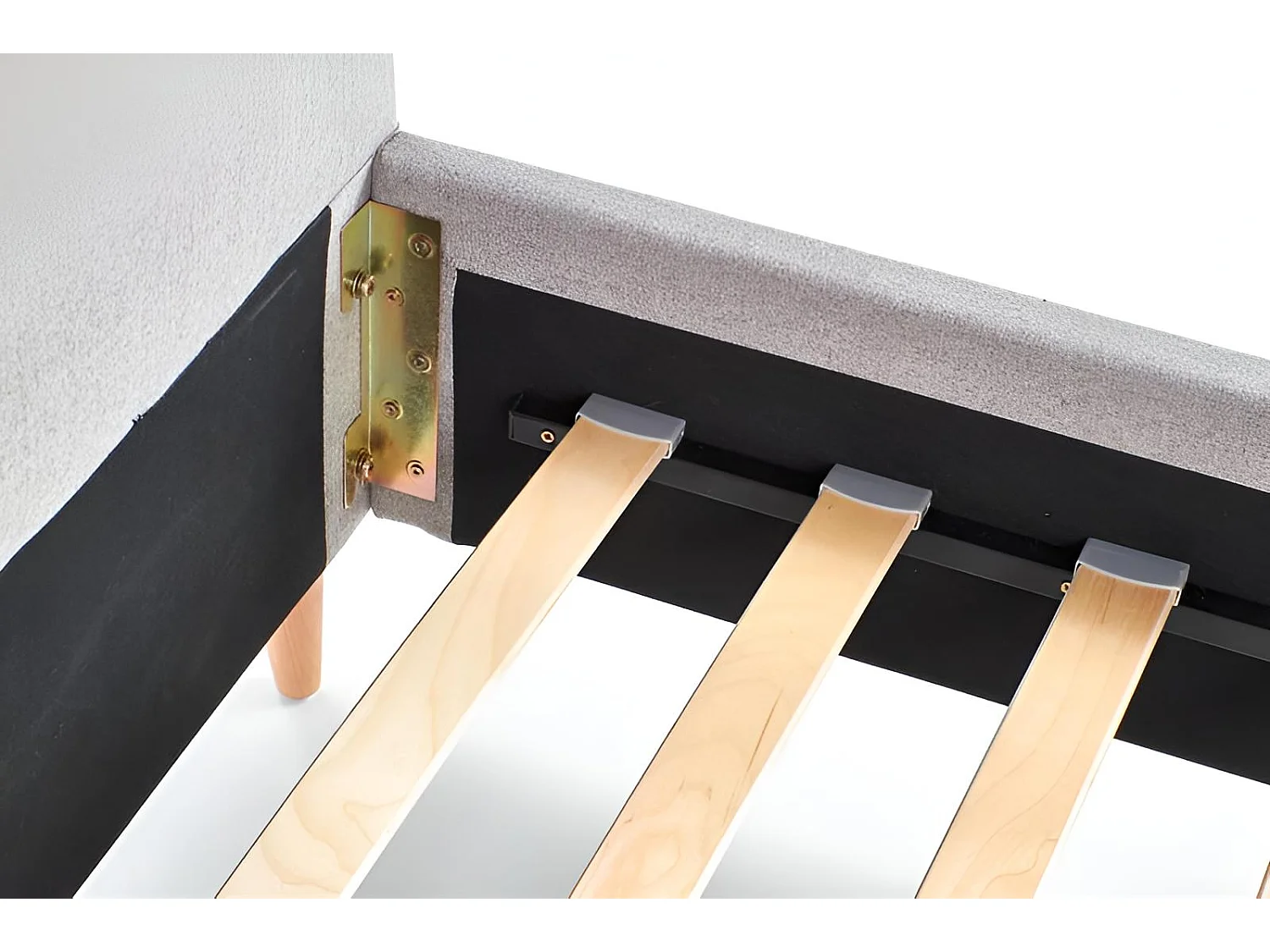 Lit Doris/160x200/Tissu-Gris