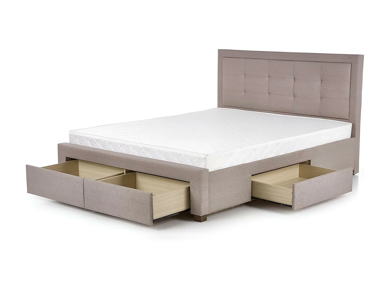 Lit Evora/160x200/Tissu-Beige