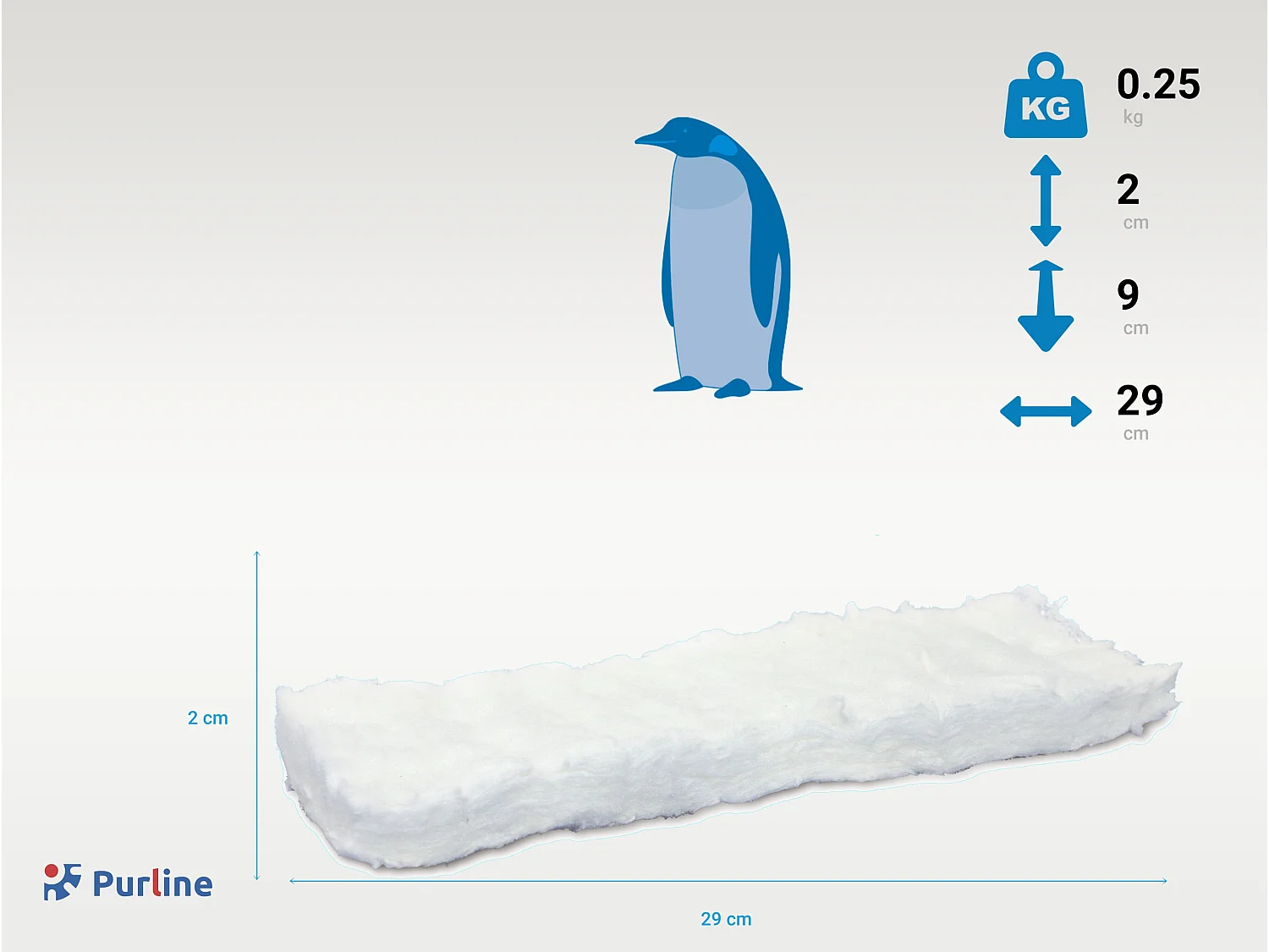 Fibre céramique 29x9cm pour cheminées à l'éthanol