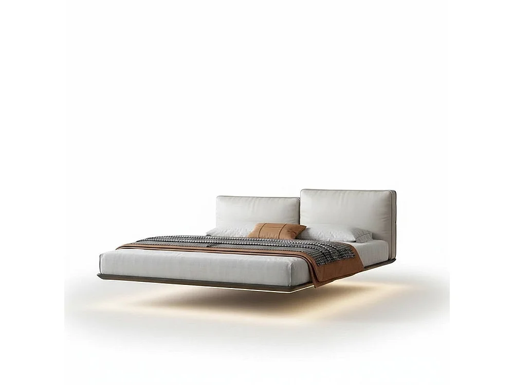 Designer LED-Bett Modernes Schlafzimmer Neu