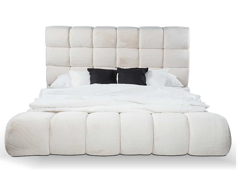 Bett Doppelbetten Modern Bettgestell Luxus Design Bettrahmen Holz Neu (1-tlg., 1x Bett)