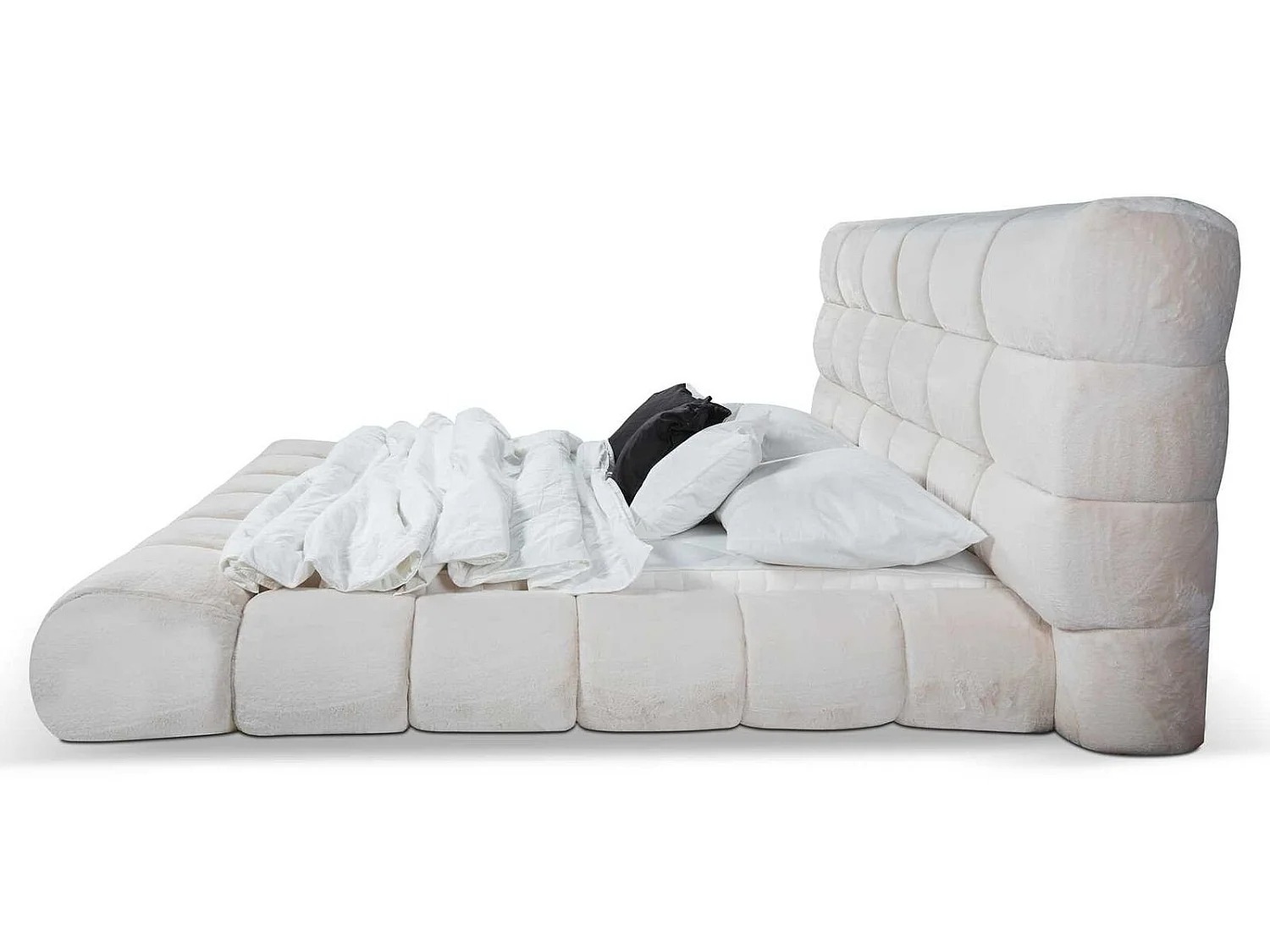 Bett Doppelbetten Modern Bettgestell Luxus Design Bettrahmen Holz Neu (1-tlg., 1x Bett)