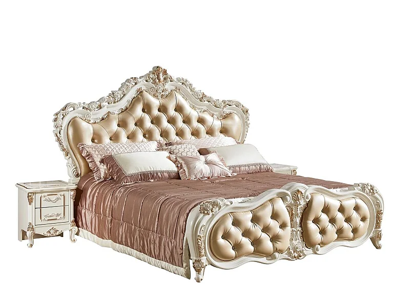 Design Chesterfield Bett Textil Samt Polster Leder Hotel Betten