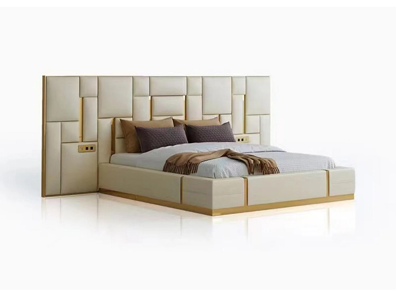 Design Schlafzimmer Garnituren Bett Modern Luxus Hotel Betten Möbel