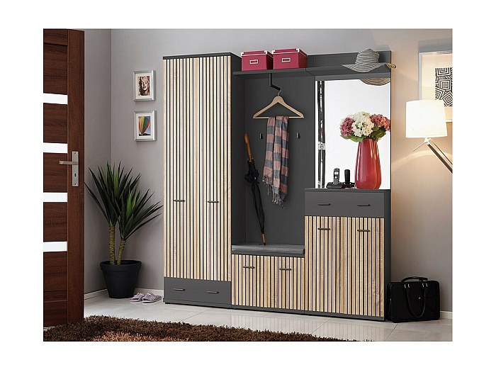 Halmeubel POLO - Kast, schoenenkast, dressoir, spiegel, garderobe