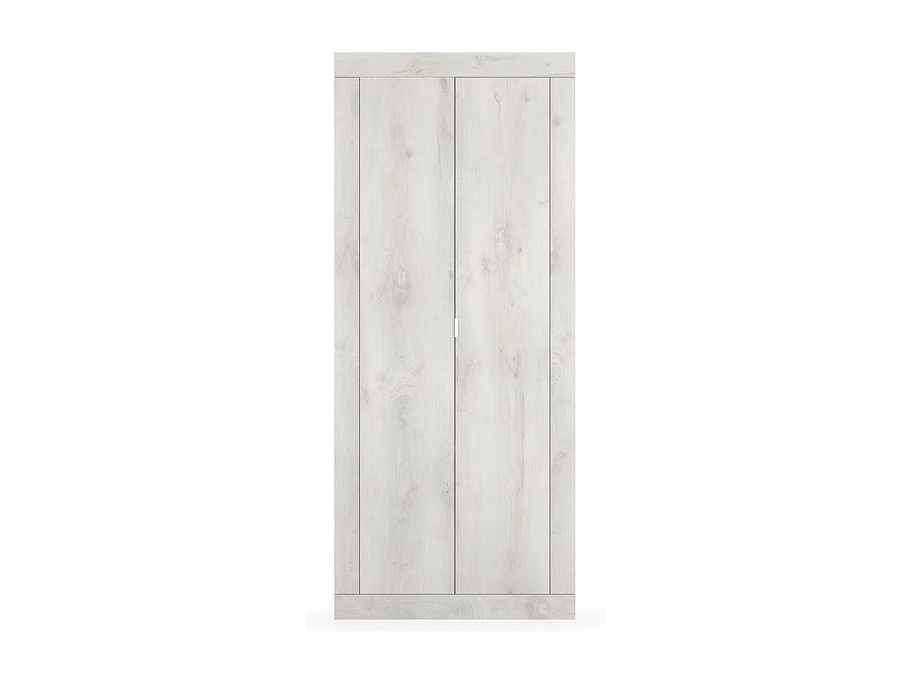 Armoire pour entrée de maison, collection ISORA, coloris chêne blanc