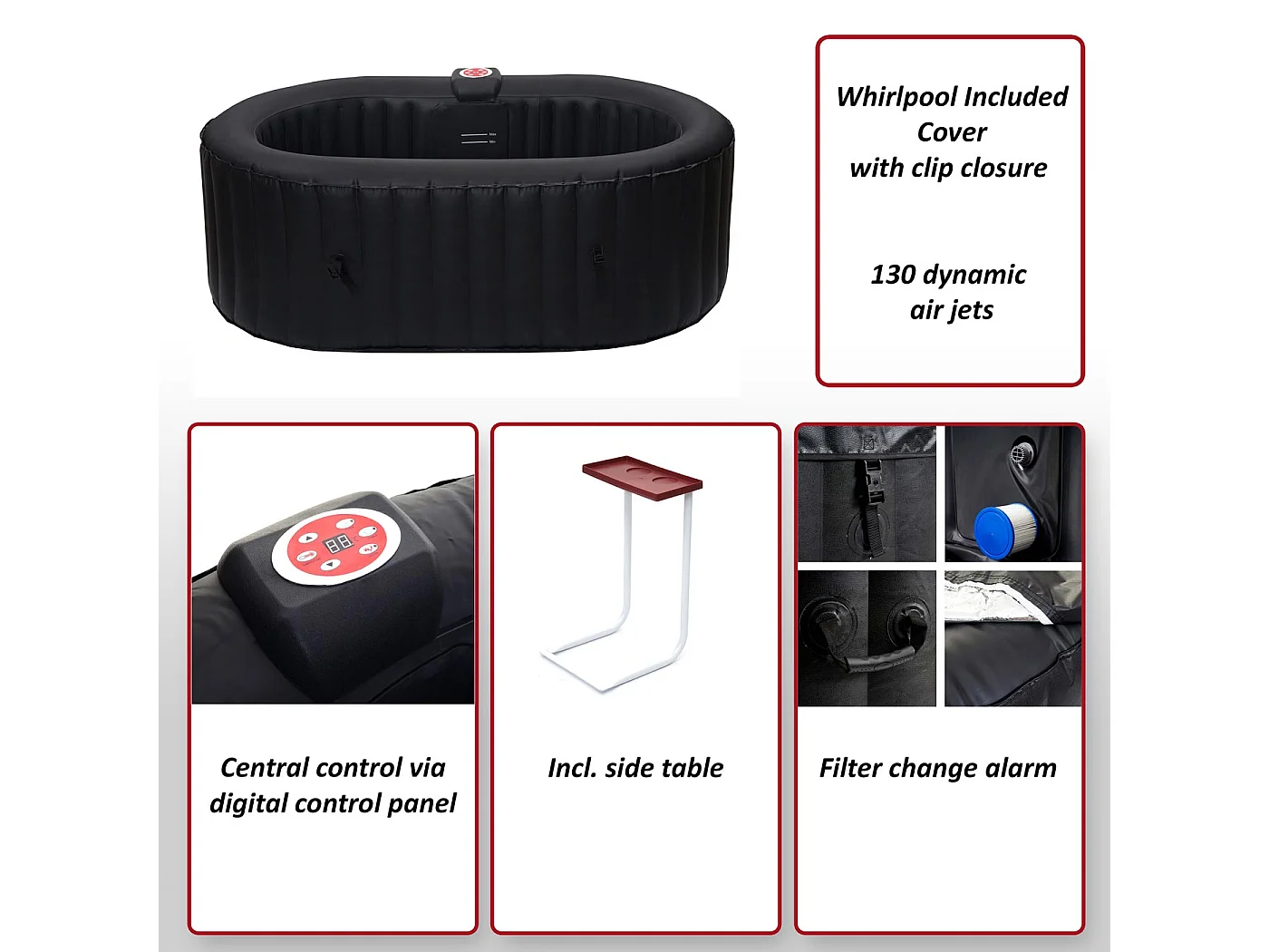 Whirlpool MCW-E32 2 Personen mit Zubehör