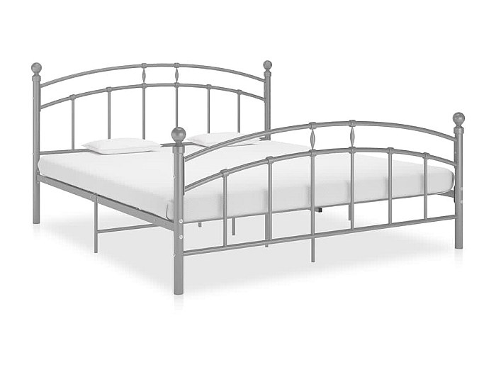 Set Letto Matrimoniale 6 Pezzi Grigio E Argento Con Piumone 166x90 Cm - Microfibra Morbida Con Tasche Laterali - Regalo Camera