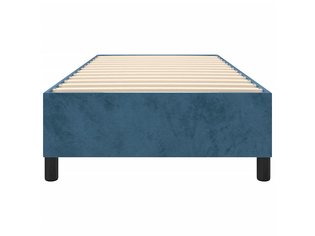 Bedframe fluweel donkerblauw 90x200 cm NL59422