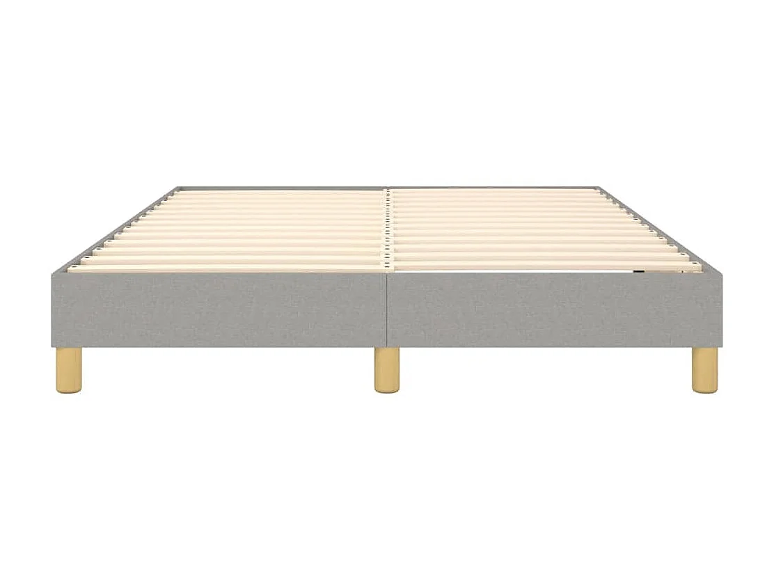 Bedframe stof lichtgrijs 140x190 cm NL98847